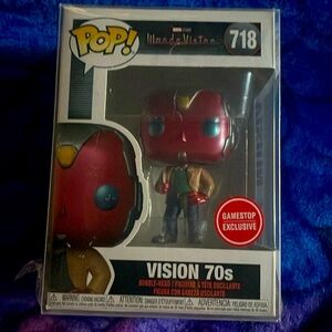 Funko Pop! Marvel Wandavision 70s Vision Exclusive Figure